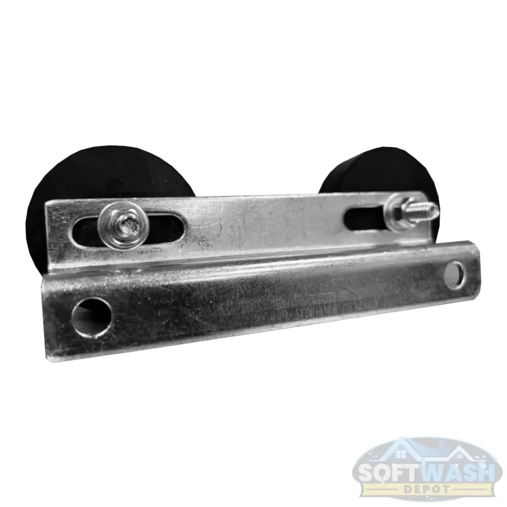 Universal pump support bracket with adjustable slots and rubber pads - Soft Wash Depot.