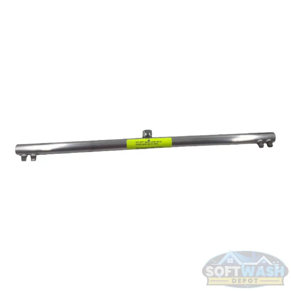 Whisper Wash Big Guy 28" Replacement Spray Bar - durable stainless steel replacement bar for Whisper Wash Big Guy surface cleaner - precision-balanced for optimal rotation and cleaning performance - Soft Wash Depot.