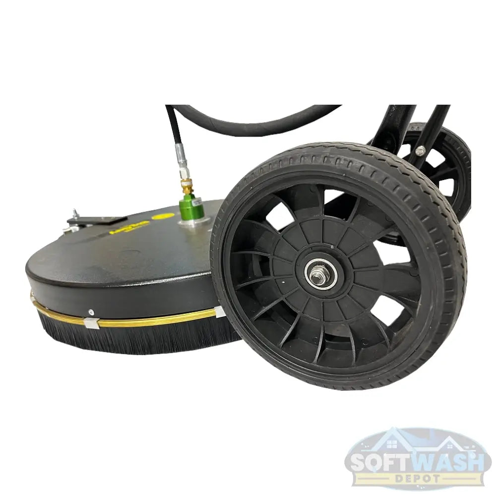 Whisper Wash “Big Guy” 28" surface cleaner with handle and wheels, heavy-duty pressure washing surface cleaner for large concrete and flatwork areas - Soft Wash Depot.