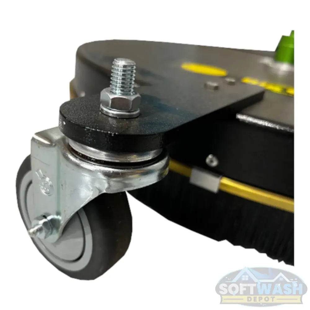 Whisper Wash “Big Guy” 28" surface cleaner with handle and wheels, heavy-duty pressure washing surface cleaner for large concrete and flatwork areas - Soft Wash Depot.