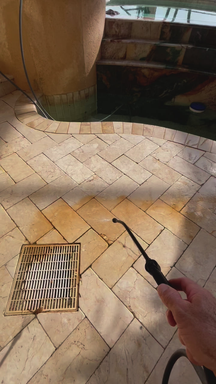 SWD Un-Rustable Rust Remover - professional-grade rust and stain remover solution by Soft Wash Depot - powerful formula for removing rust from concrete, siding, and metal surface.