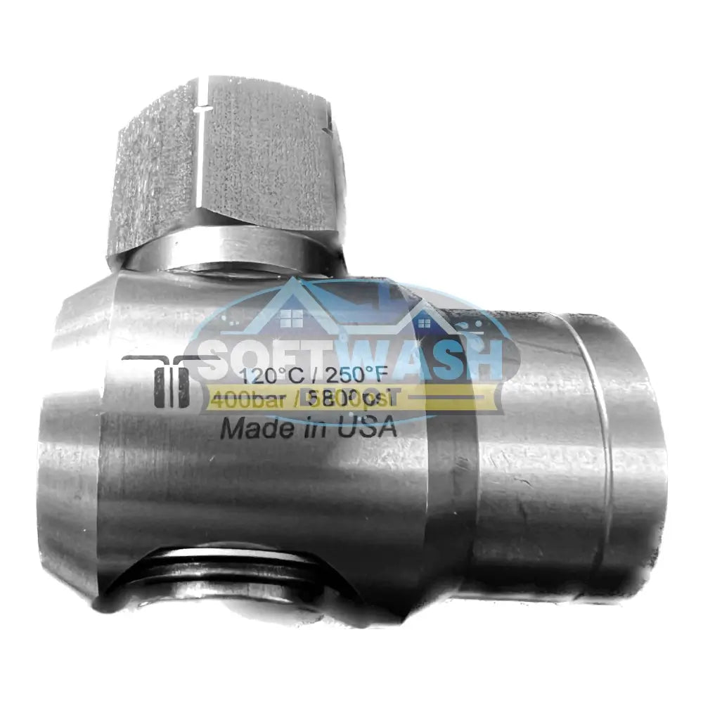 Mosmatic 1/2" 90 FPT x FPT Stainless Steel Swivel
