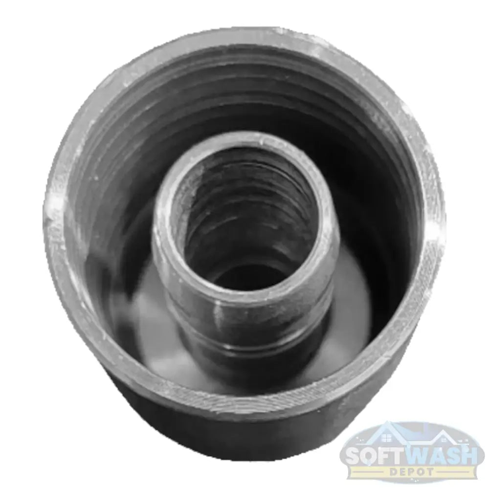 1/2" NPT x 1/2" Softwash Hose Crimp – Solid Stainless Steel