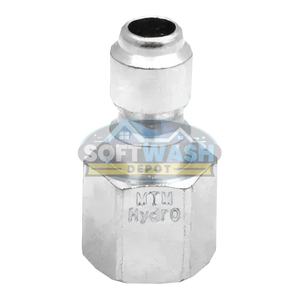 1/2" Plated Steel QC Plug x 1/2" FPT