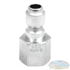 1/2" Plated Steel QC Plug x 1/2" FPT