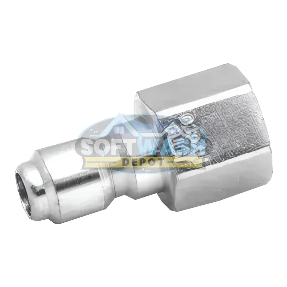 1/2" Plated Steel QC Plug x 1/2" FPT