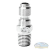 1/2" Plated Steel QC Plug x 1/2" MPT