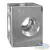 1/2 inch 3-way aluminum unloader bypass block with three NPT ports, precision machined in the USA for soft wash and pressure washing systems. - Soft Wash Depot