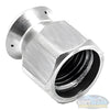 1/4 inch stainless steel fixed 4.5 sewer nozzle with button nose, front jet, and three rear jets for residential drain and sewer line cleaning. - Soft Wash Depot