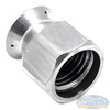 1/4 inch stainless steel fixed 8.0 sewer nozzle with button nose, front jet, and three rear jets for pressure washer sewer and drain cleaning. - Soft Wash Depot
