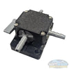 1/4" Hose Barb Series 326 3-Way PVC Ball Valve with FKM seals and mounting bracket for soft wash, agricultural, and chemical transfer systems. - Soft Wash Depot
