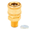 1/4" Brass QC Socket x 1/4" MPT