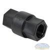 1/4" FNPT x 1/4" FNPT Series 694 Polypropylene Check Valve w/ FKM Seals | 1/3 PSI Cracking Pressure & Hastelloy Spring