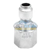 1/4" Plated Steel QC Plug x 1/4" FPT