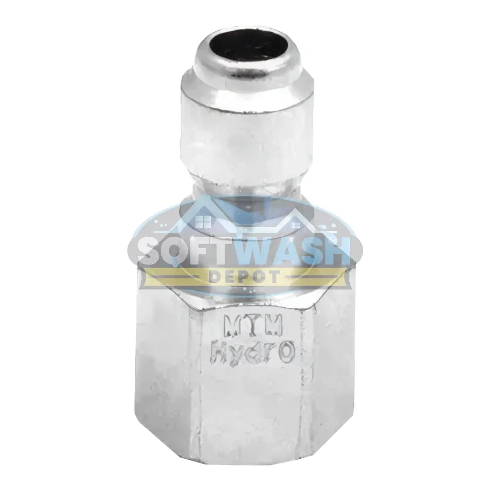 1/4" Plated Steel QC Plug x 1/4" FPT