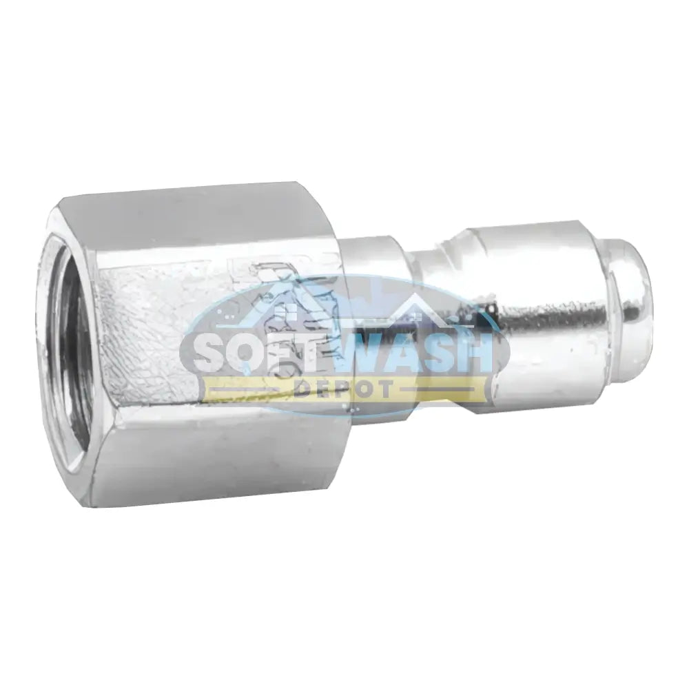 1/4" Plated Steel QC Plug x 1/4" FPT