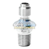 1/4" Plated Steel QC Plug x 1/4" MPT