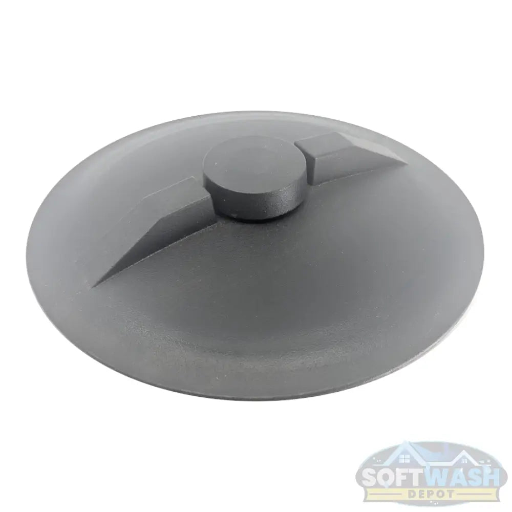 8-inch lid for 100-gallon loaf tank, durable black replacement tank cover for soft wash and chemical storage systems. - Soft Wash Depot