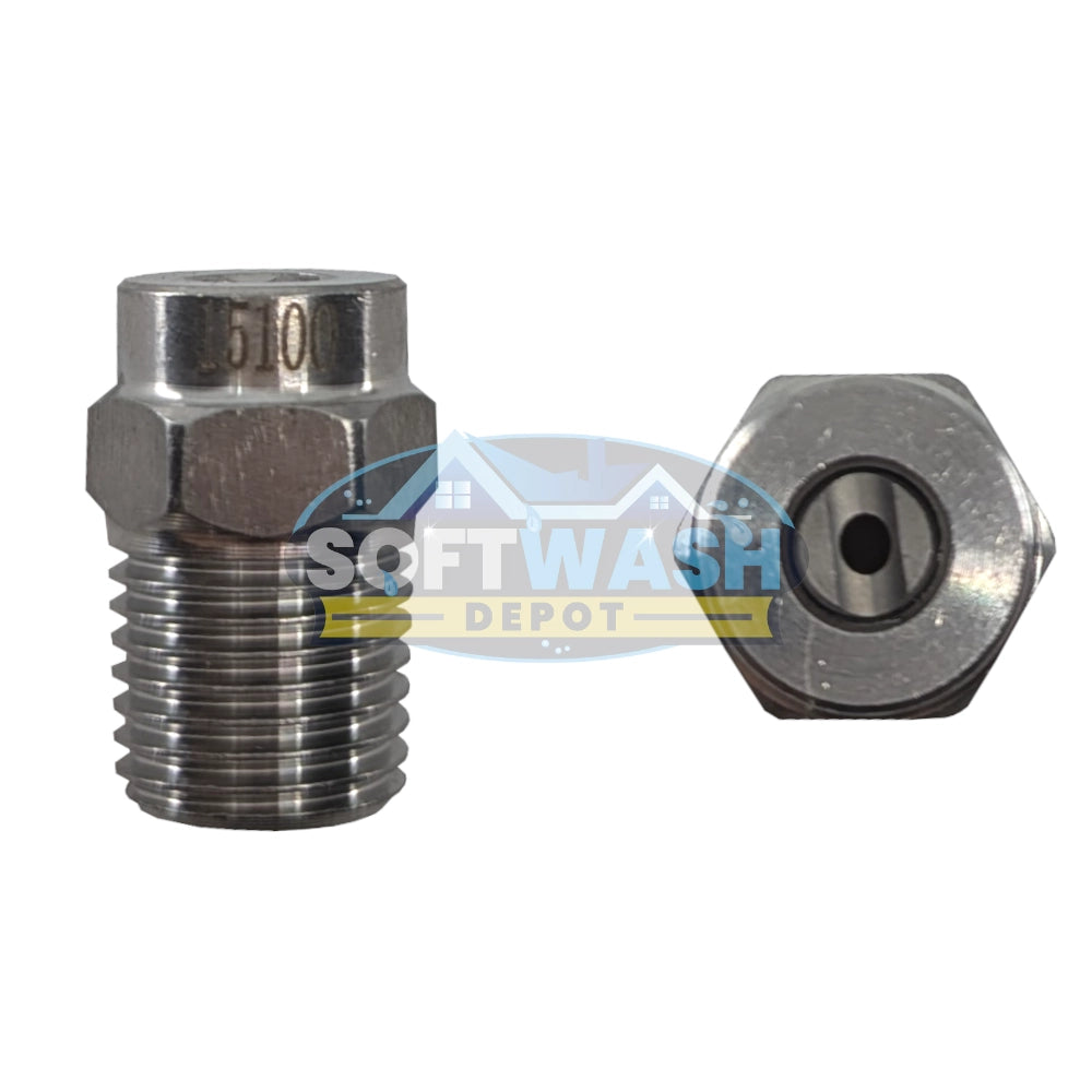 1/4" Stainless Steel Threaded 15° Nozzles