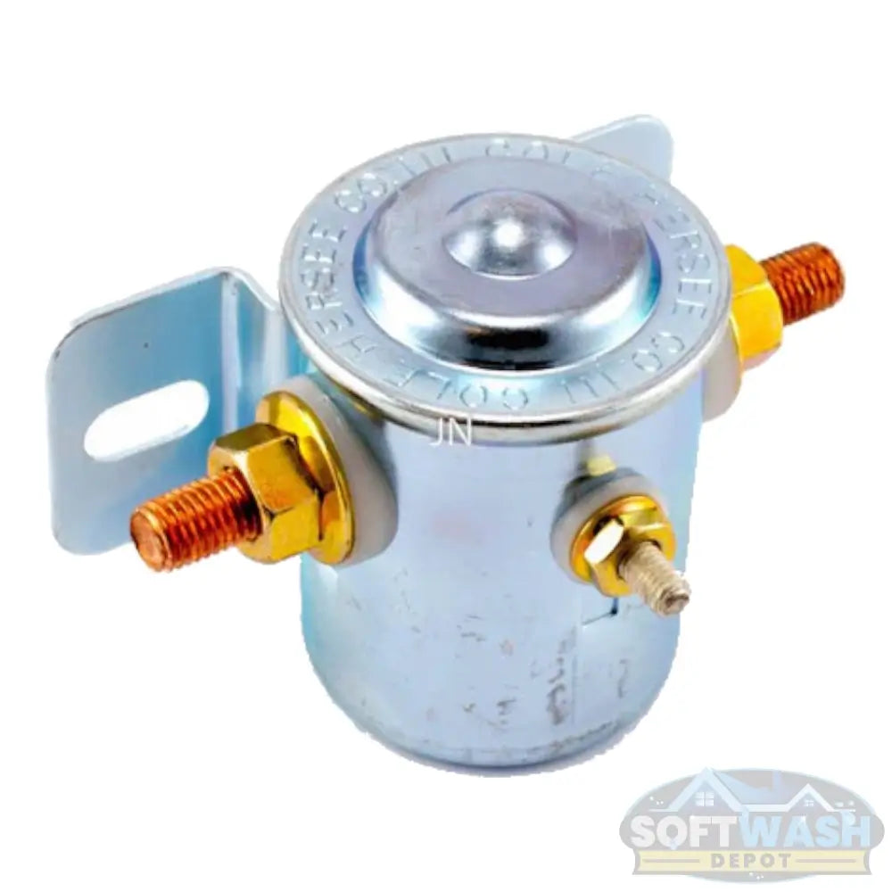 12V Solenoid for Electric Hose Reels - durable 12-volt solenoid switch designed to control power flow for electric hose reel systems, ensuring reliable activation and performance - Soft Wash Depot.