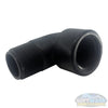 Banjo 1-inch Schedule 80 polypropylene 90-degree street elbow fitting for chemical, soft wash, and pressure washing systems. - Soft Wash Depot
