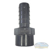 1 inch FPT x 1 inch hose barb polypropylene chemical-resistant fitting. - Soft Wash Depot