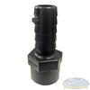 1 inch FPT x 1 inch hose barb polypropylene chemical-resistant fitting. - Soft Wash Depot