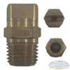 1/4" Meg Brass Softwash/Downstream Tips - precision-engineered brass spray nozzles for soft wash and downstream applications, corrosion-resistant and designed for professional cleaning performance. - Soft Wash Depot