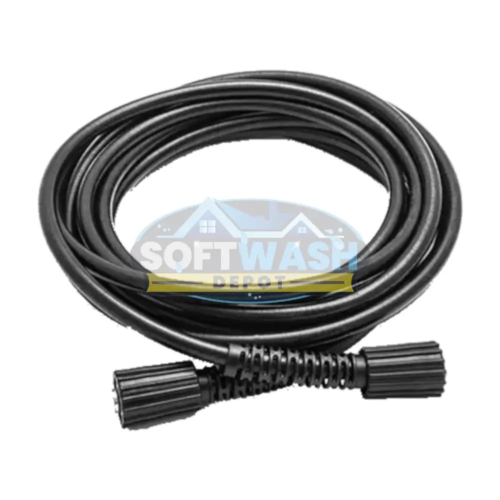 25' Black Pressure Wash Hose w/ M22 Ends