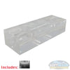2-port clear soft washing mixing manifold with aluminum mounting plate made in the USA. - Soft Wash Depot