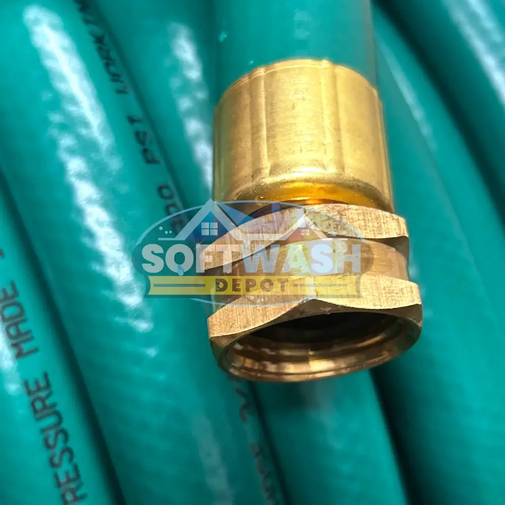 Rampage 3/4" Green Garden Hose w/ Brass Ends