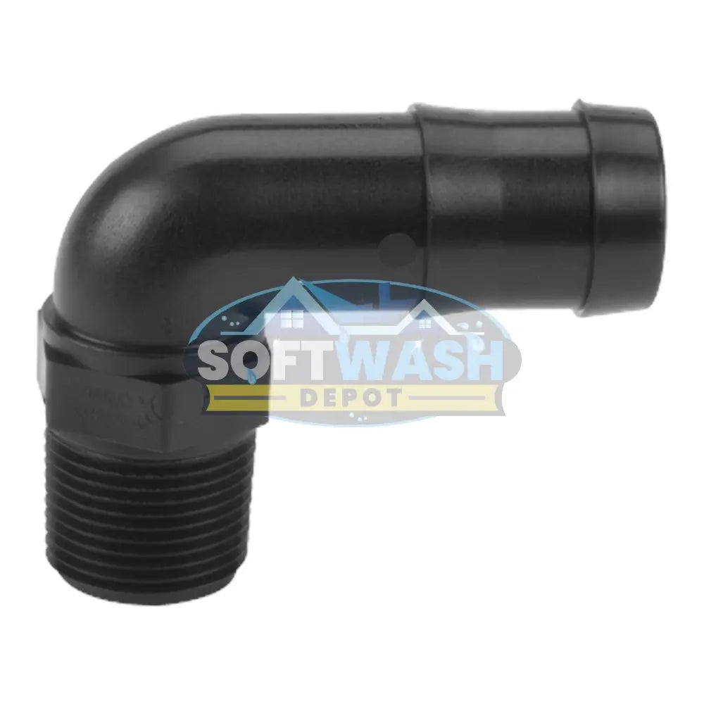 Banjo 3/4″ x 1″ Poly 90° Threaded Elbow | Schedule 80