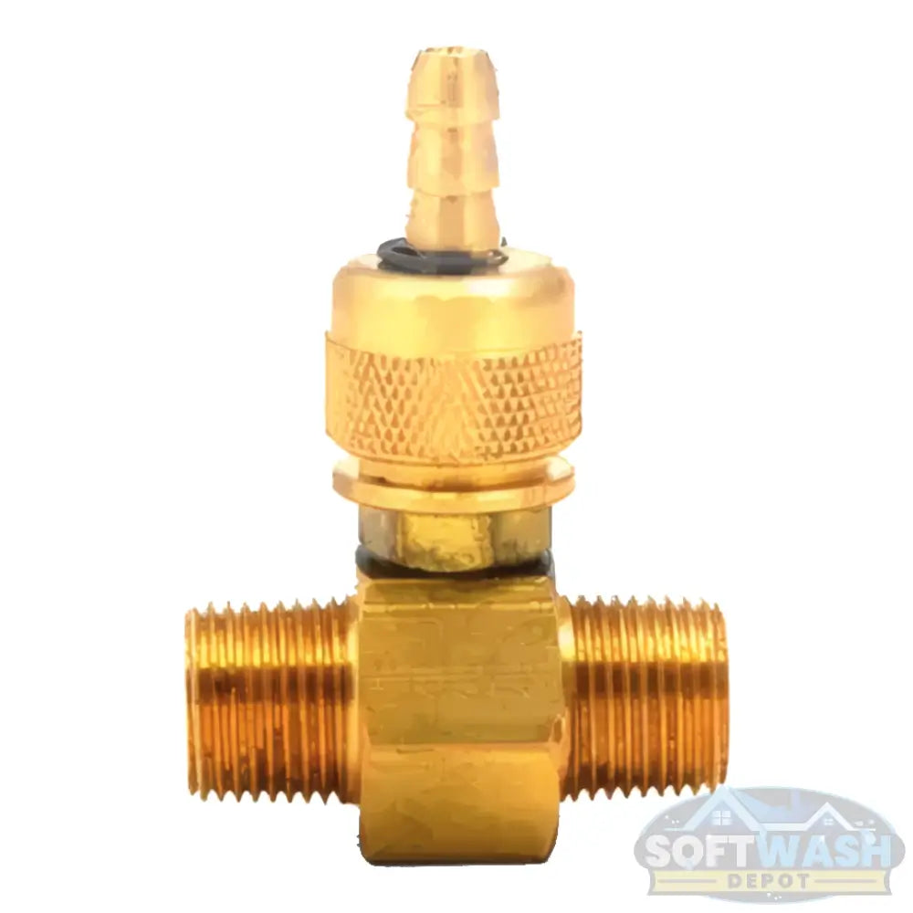 3/8" Adjustable Downstream Chemical Injector 3/8" MNPT x 3/8" MNPT
