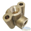 3/8" Brass Female Unloader Block with Mounting Holes