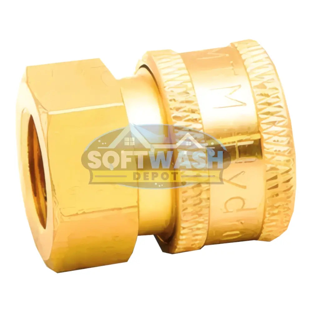 3/8" Brass QC Socket x 3/8" FPT