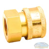 3/8" Brass QC Socket x 3/8" FPT