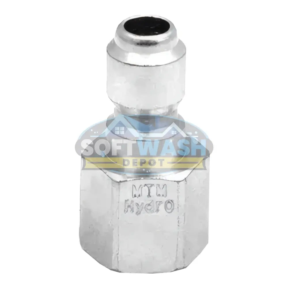 3/8" Plated Steel QC Plug x 3/8" FPT