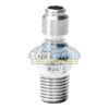 3/8" Plated Steel QC Plug x 3/8" MPT