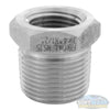 304SS Hex Bushing – 3/4" x 1/2", 3000 PSI