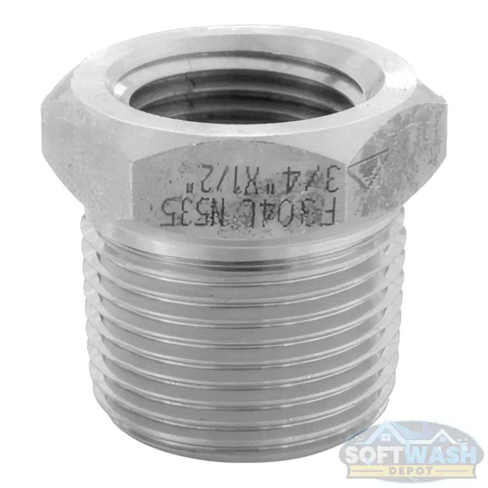 304SS Hex Bushing | 3000PSI, 1/2" X 3/8"