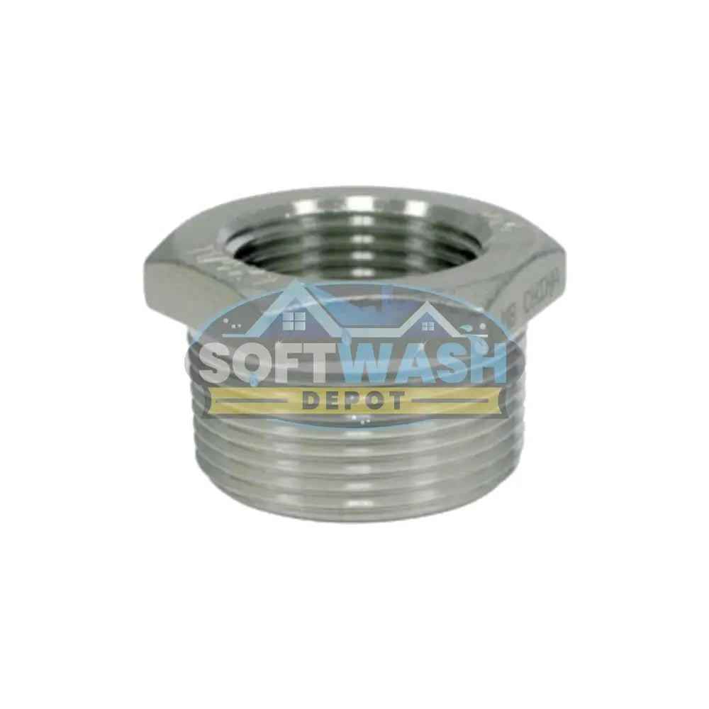 304 Stainless Steel Bushing | 3/8" MPT x 1/4" FPT | 150 PSI