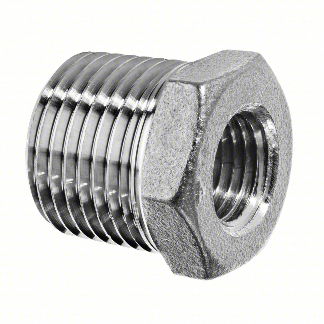 304SS Hex Bushing | 3000PSI, 1/2" X 1/4"