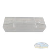 Clear downstream injector manifold block with 2-port or 3-port configuration, transparent chemical injection manifold for pressure washing and soft wash systems. - Soft Wash Depot