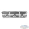 3 Port Clear Acrylic Soft Wash Mixing Manifold - precision-machined transparent manifold block with threaded ports for proportioner system connections. - Soft Wash Depot
