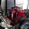4,200 PSI 4.2 GPM cold water gas pressure washer with Honda GX390 engine, General TSS1511-P8 belt drive triplex pump, aluminum frame, and flat-free tires. - Soft Wash Depot
