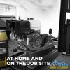 4,200 PSI 4.2 GPM truck mount cold water gas pressure washer with Honda GX390 engine and General TSS1511 belt drive triplex pump. - Soft Wash Depot