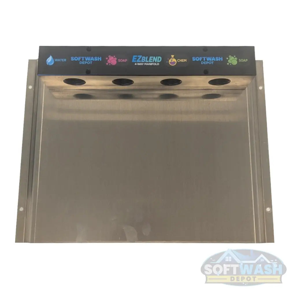 (3 & 4 Port) - Black Soft Washing Mixing Manifold