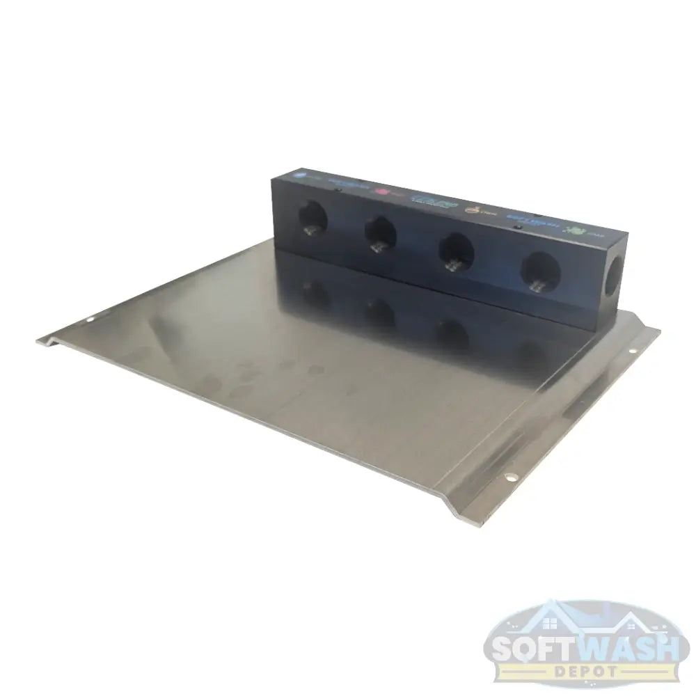 (3 & 4 Port) - Black Soft Washing Mixing Manifold