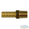 5/8 inch hose barb x 1/2 inch MNPT brass adapter for soft wash and pressure washing systems - durable male threaded fitting for secure hose connections. - Soft Wash Depot
