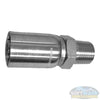 5/8" hose x 1/2" male pipe rigid hose crimp fitting for pressure wash systems.